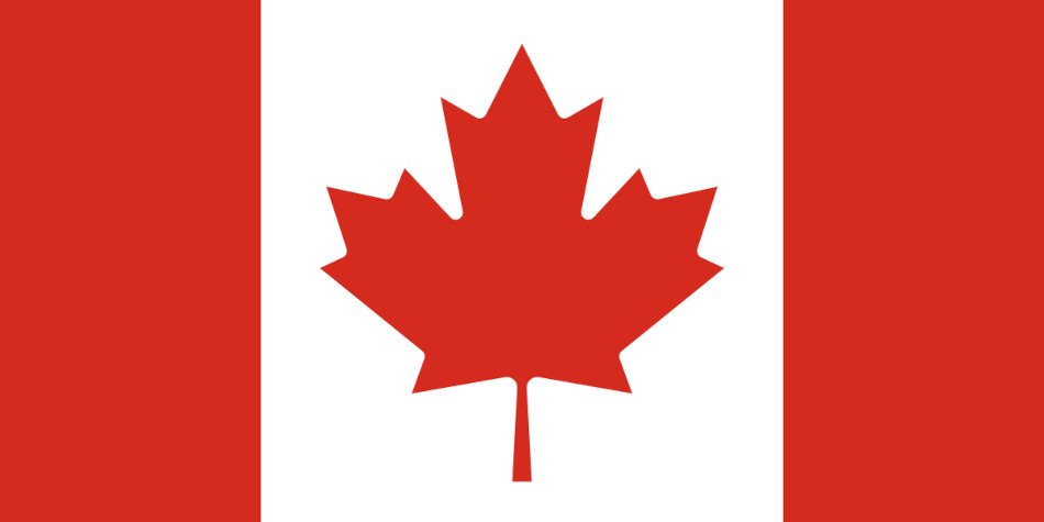 Canadian flag with red maple leaf – symbol of the Electronic Travel Authorization (eTA) for Canada